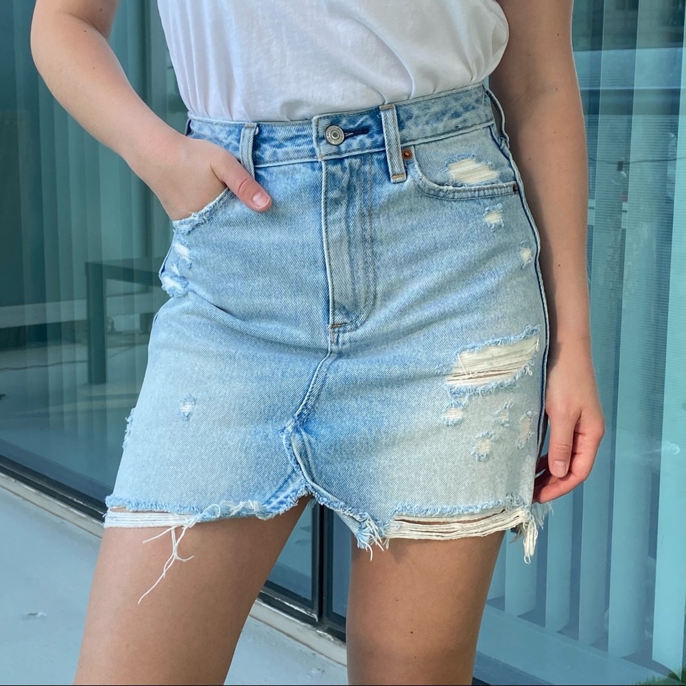 Abercrombie & Fitch Jean Skirt